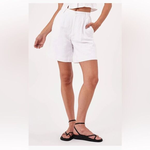 ROLLA'S Pants - NEW ROLLA'S White Bermuda Shorts Relaxed Fit 10